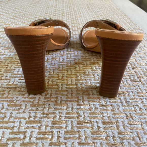 Coach Devon Leather Slide Heel  7.5 - Picture 4 of 11